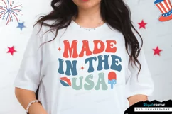 Made In The Usa SVG, 4th Of July SVG Design Product Image 1