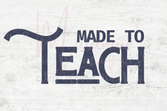 Made to Teach Svg Design Product Image 4