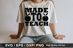Made to Teach - Teacher SVG Design Product Image 1