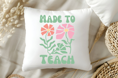Teacher Floral Quote SVG PNG Bundle | Boho Teacher Bundle Product Image 9