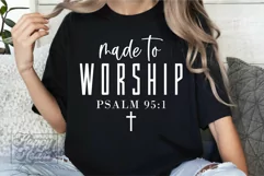 Made To Worship SVG PNG - In The Waiting God Is Working Product Image 1