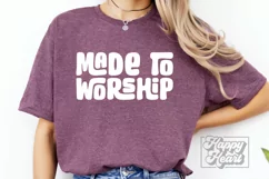 Made To Worship SVG - In The Waiting God Is Working PNG Product Image 3