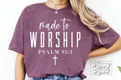Made To Worship SVG PNG - In The Waiting God Is Working Product Image 4
