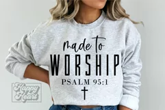 Made To Worship SVG PNG - In The Waiting God Is Working Product Image 3