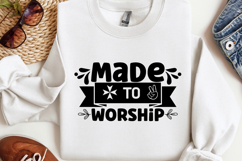 Made to worship SVG, Christian SVG Product Image 1