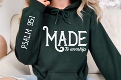 Made To Worship Sleeve SVG Design Product Image 3