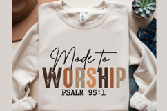 Made To Worship Svg Design Product Image 3