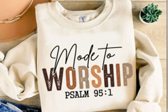 Made To Worship Svg Design Product Image 5