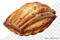 Madeleine PNG Clipart Bread Dessert Watercolor Illustration Product Image 1