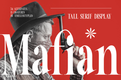 Mafian - Tall Serif Display Product Image 1