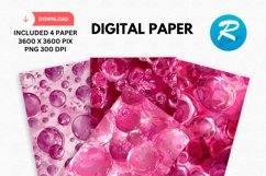 Magenta Digital Paper, Magenta Background Product Image 1