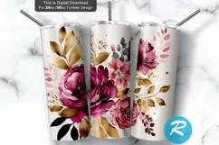 Seamless Tumbler,20 oz Skinny Tumbler,Floral Flowers,Watercolor Florals,Cottage Core,Gold Blush,Sublimation Designs,Mom Mama,Pink Blue Ombre,Seamless PNG,Tumbler Downloads,Mothers Day,Flowers Clip Art,tumbler sublimation,sublimation designs,designs downlo