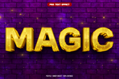 Magic 3D editable text effect Product Image 1