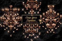 Magic Bronze Chandelier Clipart Product Image 1