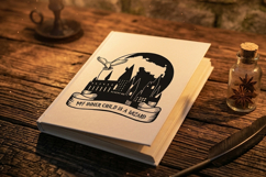 Magical Wizard Castle SVG, School of Witchcraft. Product Image 2