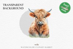 Magic Cute Baby Highland Cow in Dress Hat Watercolor Clipart PNG Transparent Print for invitation t-shirt designs sublimation kids printable digital watercolor baby cow in dress png, highland cow clipart, jumping cow in hat jpeg sublimation clip art