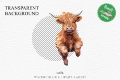 Magic Cute Baby Highland Cow in Dress Hat Watercolor Clipart PNG Transparent Print for invitation t-shirt designs sublimation kids printable digital watercolor baby cow in dress png, highland cow clipart, jumping cow in hat jpeg sublimation clip art