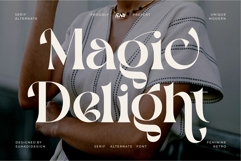 Magic Delight - Alternative Serif Font Product Image 1