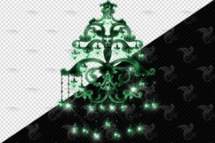 Magic Emerald Chandelier Clipart Product Image 2