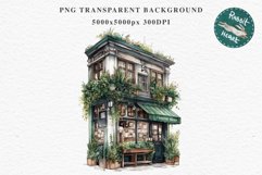 Magic European Style Store Bakery Shop Cafe House Detailed Cafe PNG Watercolor Transparent invitation t-shirt designs sublimation nursery kids printable art European Style Store, Shop Clipart, Cafe House png, Floral Bakery Transparent detailed clip art jp