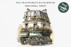 Magic European Style Store Bakery Shop Cafe House Detailed Cafe PNG Watercolor Transparent invitation t-shirt designs sublimation nursery kids printable art  European Style Store, Shop Clipart, Cafe House png, Floral Bakery Transparent detailed clip art j