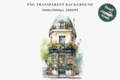 Magic European Style Store Bakery Shop Cafe House Detailed Cafe PNG Watercolor Transparent invitation t-shirt designs sublimation nursery kids printable art  European Style Store, Shop Clipart, Cafe House png, Floral Bakery Transparent detailed clip art j