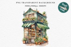 Magic European Style Store Bakery Shop Cafe House Detailed Cafe PNG Watercolor Transparent invitation t-shirt designs sublimation nursery kids printable art European Style Store, Shop Clipart, Cafe House png, Floral Bakery Transparent detailed clip art jp