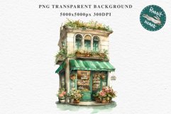 Magic European Style Store Bakery Shop Cafe House Detailed Cafe PNG Watercolor Transparent invitation t-shirt designs sublimation nursery kids printable art European Style Store, Shop Clipart, Cafe House png, Floral Bakery Transparent detailed clip art jp