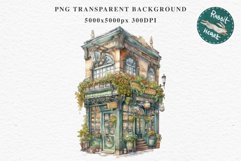 Magic European Style Store Bakery Shop Cafe House Detailed Cafe PNG Watercolor Transparent invitation t-shirt designs sublimation nursery kids printable art European Style Store, Shop Clipart, Cafe House png, Floral Bakery Transparent detailed clip art jp