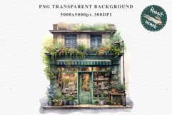 Magic European Style Store Bakery Shop Cafe House Detailed Cafe PNG Watercolor Transparent invitation t-shirt designs sublimation nursery kids printable art  European Style Store, Shop Clipart, Cafe House png, Floral Bakery Transparent detailed clip art j