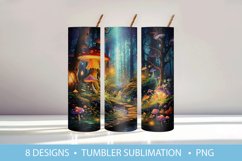 Magic Forest Tumbler Wrap Sublimation Product Image 5