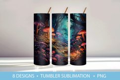 Magic Forest Tumbler Wrap Sublimation Product Image 10