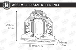Magic Mirror Phone Stand Laser Cut | Desk Phone Holder | CNC Product Image 2