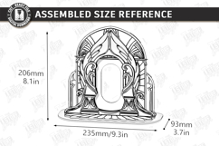 Magic Mirror Phone Stand Laser Cut | Desk Phone Holder | CNC Product Image 3
