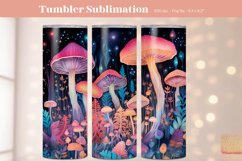 Magic Mushroom Tumbler Wrap Psychedelic Tumbler Sublimation