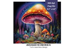 Magic Mushroom Tumbler Wrap Tumbler Sublimation Mushroom