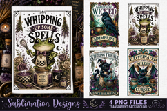 Magic Witchy Kitchen Towels PNG Sublimation Designs 4 Files Product Image 2
