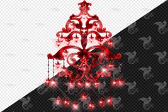 Magic Red Chandelier Clipart Product Image 2