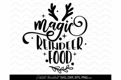 Download this Magic Reindeer Food today for a good price. These Magic Reindeer svg are compatible with Cricut and Silhouette Cutting Machines.