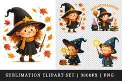 Magic School clipart printable sublimation design png Product Image 1