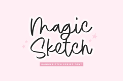 Magic Sketch - Handwritten Script Font Product Image 1