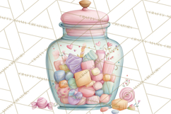 Unicorns Clipart, Fantasy Nursery Art PNG Product Image 3