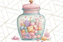 Unicorns Clipart, Fantasy Nursery Art PNG Product Image 3