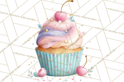 Unicorns Clipart, Fantasy Nursery Art PNG Product Image 5
