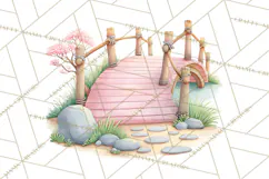 Unicorns Clipart, Fantasy Nursery Art PNG Product Image 2