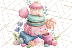 Unicorns Clipart, Fantasy Nursery Art PNG Product Image 4