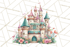 Unicorns Clipart, Fantasy Nursery Art PNG Product Image 2