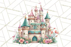 Unicorns Clipart, Fantasy Nursery Art PNG Product Image 2