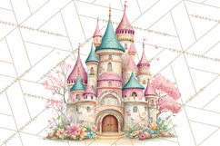 Unicorns Clipart, Fantasy Nursery Art PNG Product Image 5