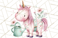 Unicorns Clipart, Fantasy Nursery Art PNG Product Image 5